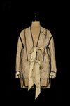 MUTEDANCE striped flower dye jacket MD22FW53 PM53